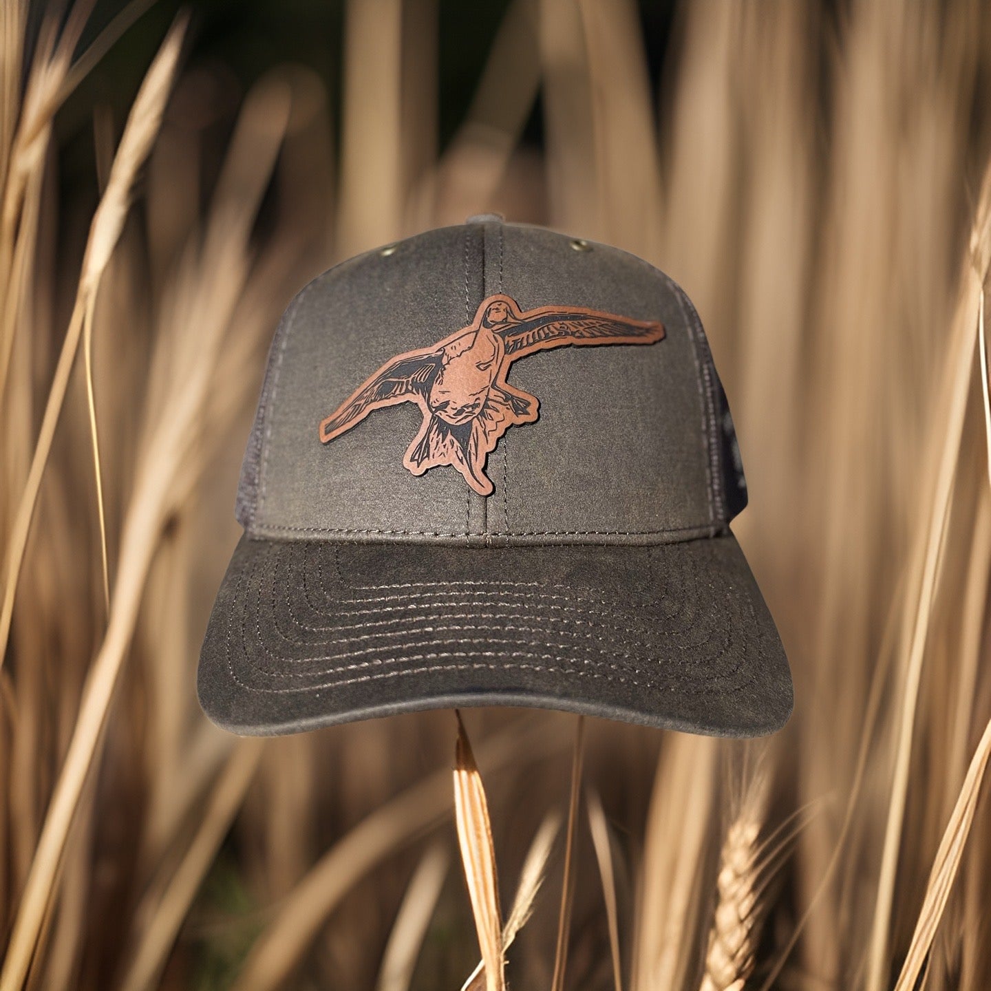 American Waterfowl Systems - Pintail Leather Patch Hat (Richardson 112WF)